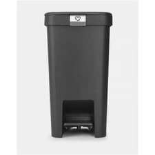 Image of Brabantia Step Up Pedal Waste Bin - Dark Grey (4 Sizes Available)