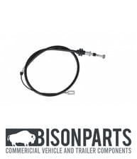 Image of REAR HAND BRAKE CABLE 1210/865MM 504201378 FITS IVECO DAILY 2006-2014 BP119-276"