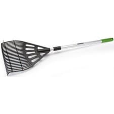 Image of Draper 19776 Telescopic Rake Extendable Handle Gardening Lawn Paths Leaves
