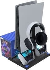 Image of Tdbest PS5 Console Stand Accessories with Cooling Fan and PS5 Controller...