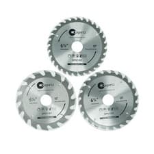 Image of TCT Circular Saw Blade 3x 160mm x 30mm 16T,24T,30T Teeth with 20,16mm Bore