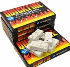 Image of Fire Lighters Long Burning Firelighters QuickFire Flame Fast Oven Barbecue BBQ
