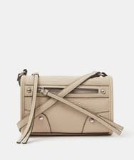 Image of Accessorize Faux Leather Cream Cross Body Bag New with Tags
