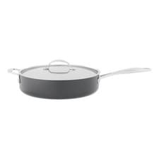 Image of STELLAR 6000 HARD ANODISED NON STICK 28CM SAUTE PAN & LID S624