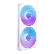 Image of 280mm NZXT F280 RGB Core Uni-body Fan, White, 500-2000rpm, 98.61CFM, 34.5dB, 4-P