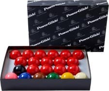 Image of 2 1/16" 52.5mm REPLACEMENT SNOOKER BALLS GENUINE POWERGLIDE RED CUE WHITE PINK