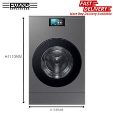 Image of Samsung Large Washer Dryer WD18DB8995BZT1 Heat Pump Large Capacity Washer Dryer