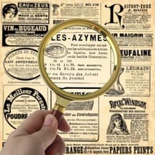 Image of Magnifying Glass Handheld Aid Big Large Reading Jewelry 60/70/80/10x Loupe Glass