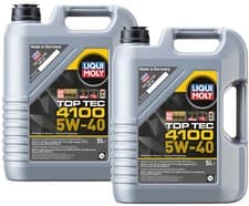 Image of 5w40 Fully Synthetic Engine Oil Top Tec 4100 ACEA C3 Liqui Moly 9511 10 L