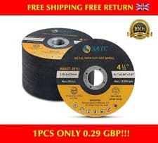 Image of 115mm ULTRA THIN 1mm METAL CUTTING BLADE DISC STEEL & STAINLESS ANGLE 50/100PACK