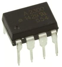 Image of 1 x Broadcom HCPL-2300-000E DC Input Logic Gate Output Optocoupler, Through Hole