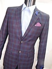 Image of TED BAKER Tight Lines Marl Check Jacket RRP £389 BNWT