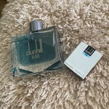 Image of Mens Alfred Dunhill Black Eau De Toilette 100ml & Pure 5ml EDT Travel Size Set