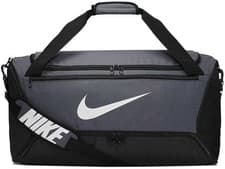 Image of Nike Brasilia Medium Duffel 9.0 BA5955 Gym Training Bag Flint Grey Black White