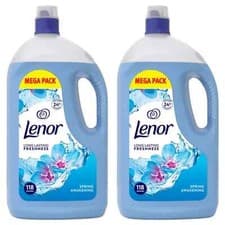 Image of Lenor Spring Awakening Fabric Conditioner, 236 Washes, Pack of 2 x 4 Litre VALUE