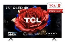 Image of TCL 75" Inch T8C 4K QLED Smart Ultra HD HDR TV 75T8C - Free 2 Yr Warranty
