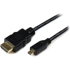 Image of StarTech.com 2m Micro HDMI to HDMI Cable with Ethernet - 4K 30Hz Video - Durable