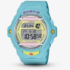 Image of Casio Watch BG-169PB-2ER Ladies Baby-G Blue Resin Strap RRP £69.00