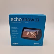 Image of Amazon Echo Show 5 (1st Gen) Smart Display Speaker - Charcoal New 