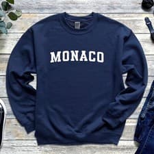 Image of Monaco Sweatshirt | Monaco Classic Crewneck Sweatshirt