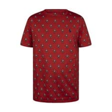 Image of Ralph Lauren Polo Classic Equestrian Slim Fit T-Shirt Red Men's For Him