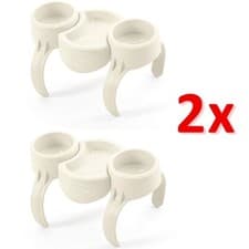 Image of BEST-WAY LAY Z SPA DRINK HOLDER CUP SNACK TRAY HOLDER HOT TUB FUN RELAX SET OF 2