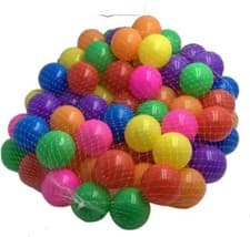 Image of 100 x Soft Plastic Ocean Balls Children Pit Kids Colourful Toys Play Pool Ball
