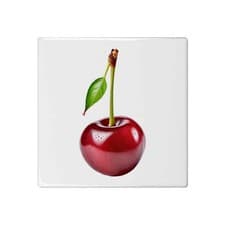 Image of 'Cherry' 108mm Square Ceramic Tile (TD00039318)