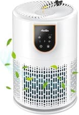 Image of Air Purifier for Home Bedroom, 5-Stage H13 HEPA Filter for 798 Sq Ft Large Room,