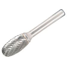 Image of Dormer P8093.0X3.0 Solid Carbide Rotary Bright Burr Oval 3 x 3mm