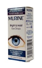 Image of Murine Bright & Moist Eye Drops 15ml