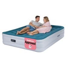 Image of airzzZ Self Inflating Air Bed Double Blow Up Mattress with Built In Pump