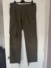 Image of Carhartt Men’s Cargo Trousers Green Size 32 X 32 Brand New With Tag