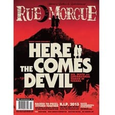 Image of RUE MORGUE MAGAZINE #141 HERE COMES THE DEVIL EX CONDITION.