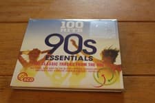 Image of 100 Hits 90s Essentials CD 5 Disc Set Various Artists Pop Dance 2015 NEW Sony