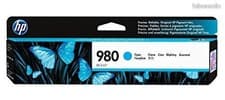 Image of HP 980 - Cyan Ink Cartridge - D8J07A