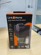 Image of Link 2 Home Indoor Smart Square Pan and Tilt Camera Black