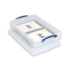Image of Really Useful 10 LITRE Durable Plastic Clear Lidded Storage Box *FREE DELIVERY*