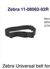 Image of CH54B Zebra Universal belt For fabric holster MC30XX MC90XX MC91990G TC8000 WT40