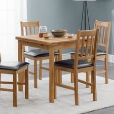 Image of Julian Bowen Coxmoor Extending Dining Table Oiled Oak R.P. £300
