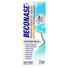 Image of Beconase Hayfever Relief Congestion Adult Nasal Spray 100 sprays