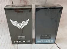 Image of POLICE Original Aftershave Moisturising Spray & Deep Blue EDT Sealed 2 x 100ml