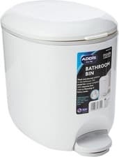 Image of Addis Premium Deluxe Bathroom Office Pedal Bin with Inner 3.5 Litre -Scratched