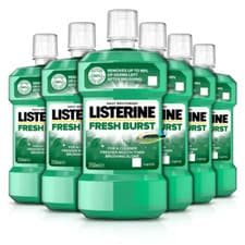 Image of Listerine Freshburst Antibacterial Mouthwash 250ml - Pack of 6