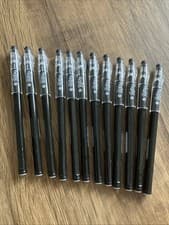 Image of Pilot FRIXION STICK Erasable Rollerball, 0.7mm Nib,BLACK GEL INK ( PKT 12 PENS )