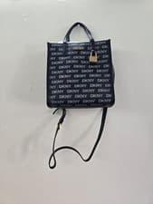 Image of Brand New DKNY Black Logo Maze Tote Bag