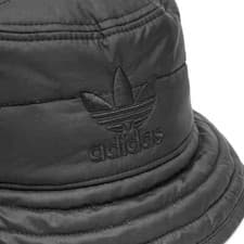 Image of Adidas Mens PADDED INSULATED One Size OSFM Trefoil 3 Stripes Bucket Hat. H35770