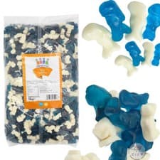 Image of Baby Dolphins Blue White Kingsway Sweets Pick n mix Party Wedding favours gifts