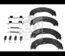 Image of Febi Brake Mercedes-Benz Mercedes Shoe Kit Set Parking 08324 