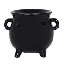 Image of *Shiny Black Ceramic Oil Burner (12/24)